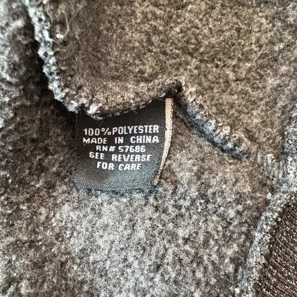 New Look Womens Gray & Pink Love Patch Cropped Zip-Up Hoodie W/ Striped Sleeves - Picture 8 of 13